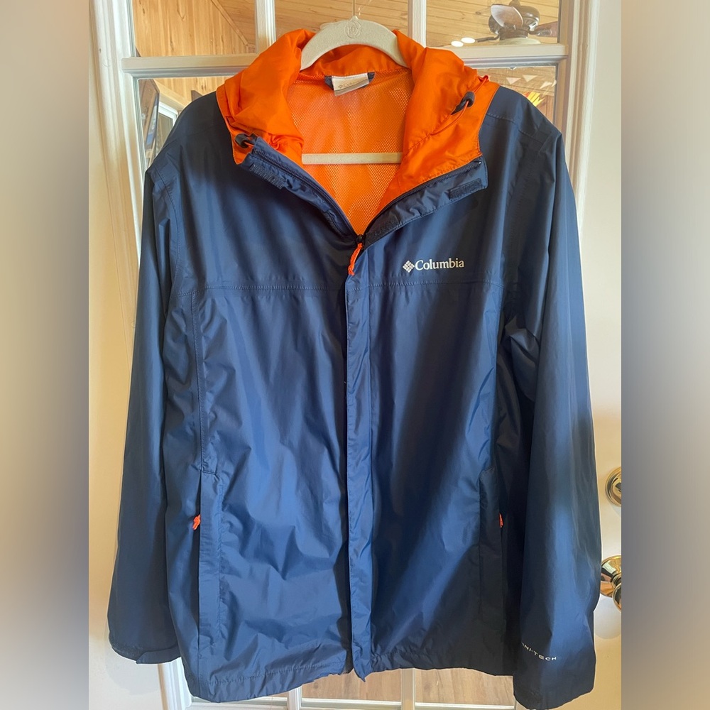Columbia men’s rain jacket- large